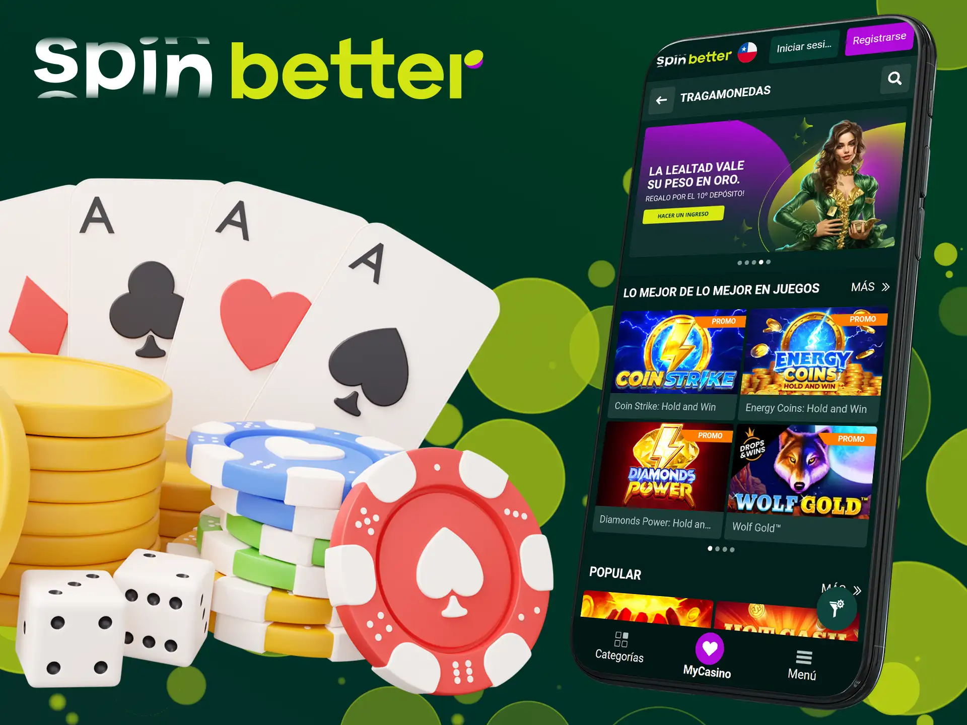 Qué juegos de casino están disponibles en el sitio web de Spinbetter.