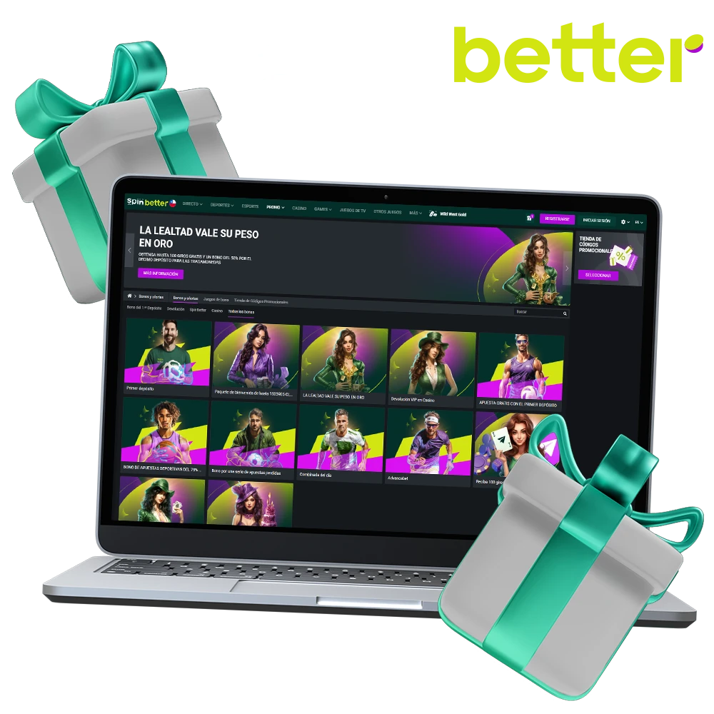 Para hacer su juego más emocionante, Spinbetter ofrece una amplia gama de bonos y promociones.