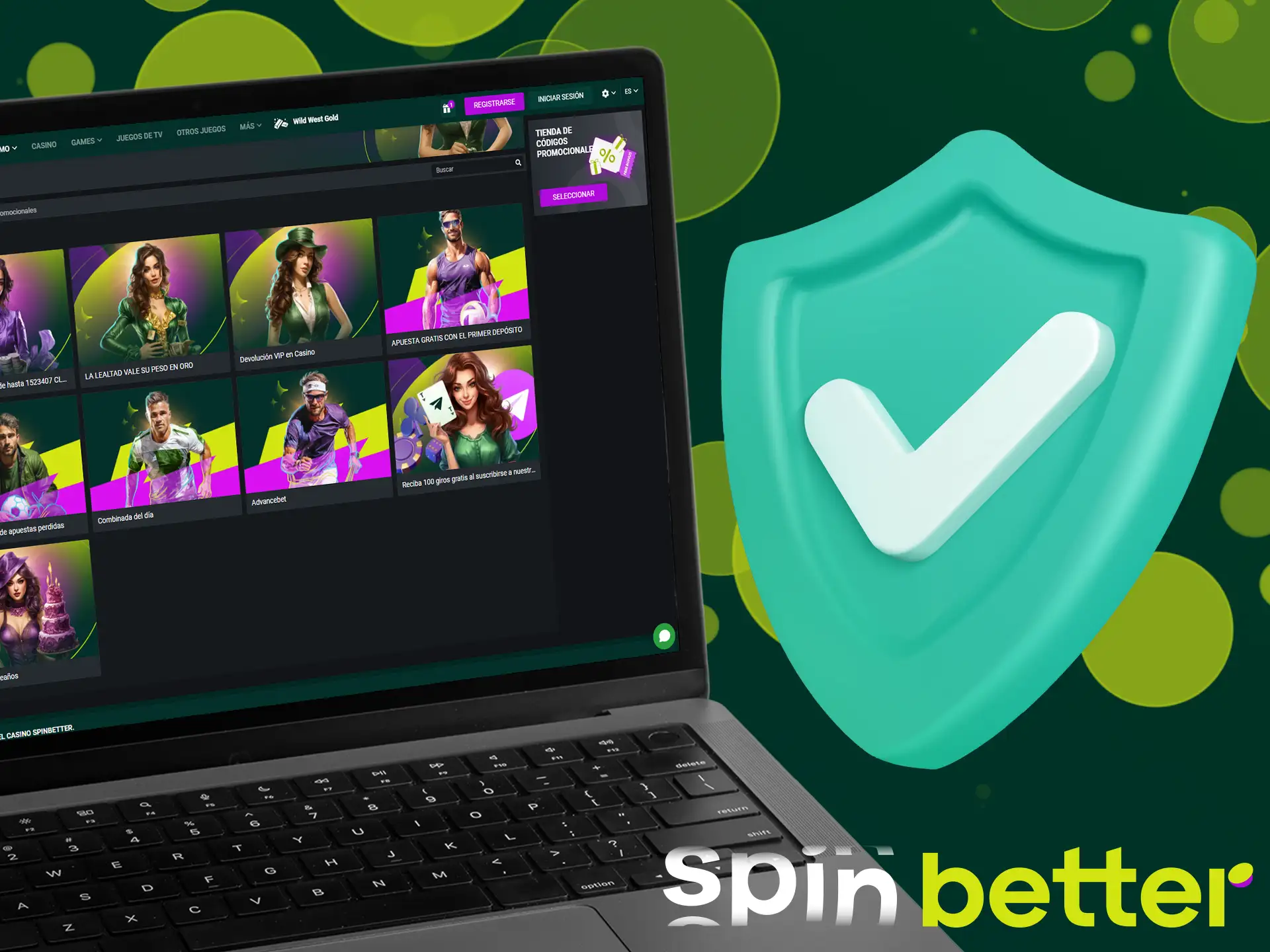 En el sitio web de Spinbetter puede asegurar su apuesta.