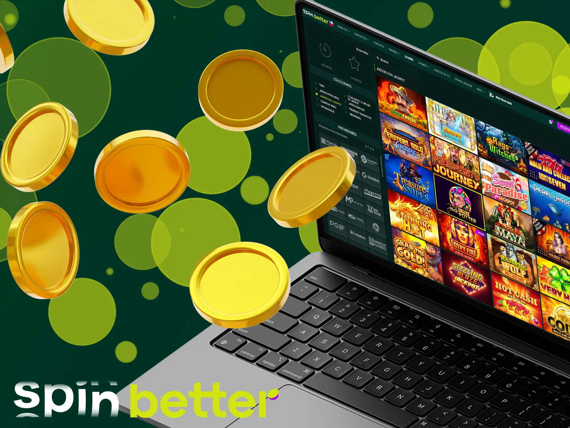 Puedes ganar grandes sumas de dinero en el sitio web de Spinbetter.